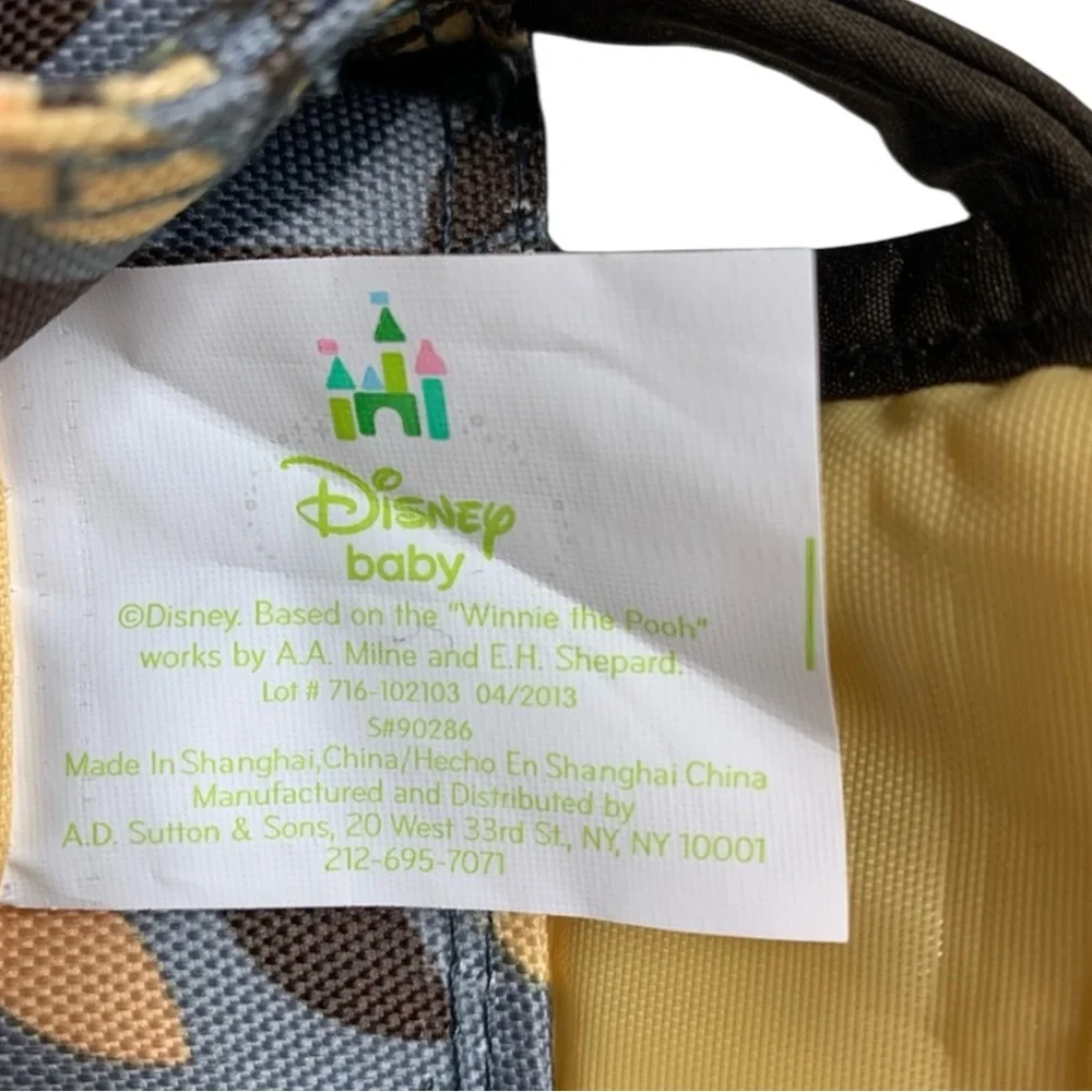 DISNEY BABY Patterned Blue Leaf Print Bag (Bottles/Wipes/Diapers) — SO CUTE!!!